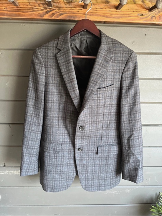 Theory Other - Theory Gray Plaid Sport Coat Blazer